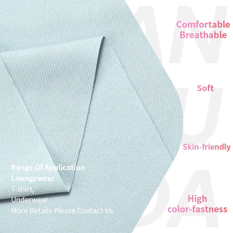 A3273 Rib Fabric Stock Lot High Stretch Superfine Fleece Brushed Polyester Knit Ribbed Activewear Shirts Spandex Fabric