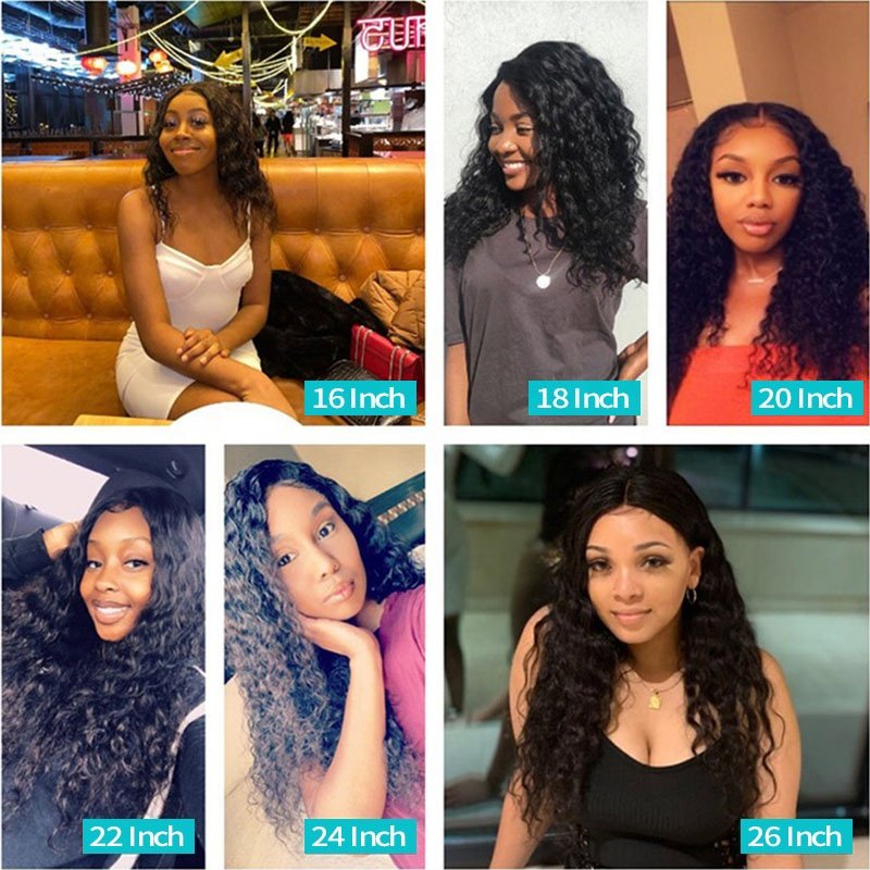 200 Density 100% Virgin Human Hair 360 Lace Front Wig 18 Inch 360 Tall Bun Human Glueless Wig Long HD 360 Full Lace Curly Wigs