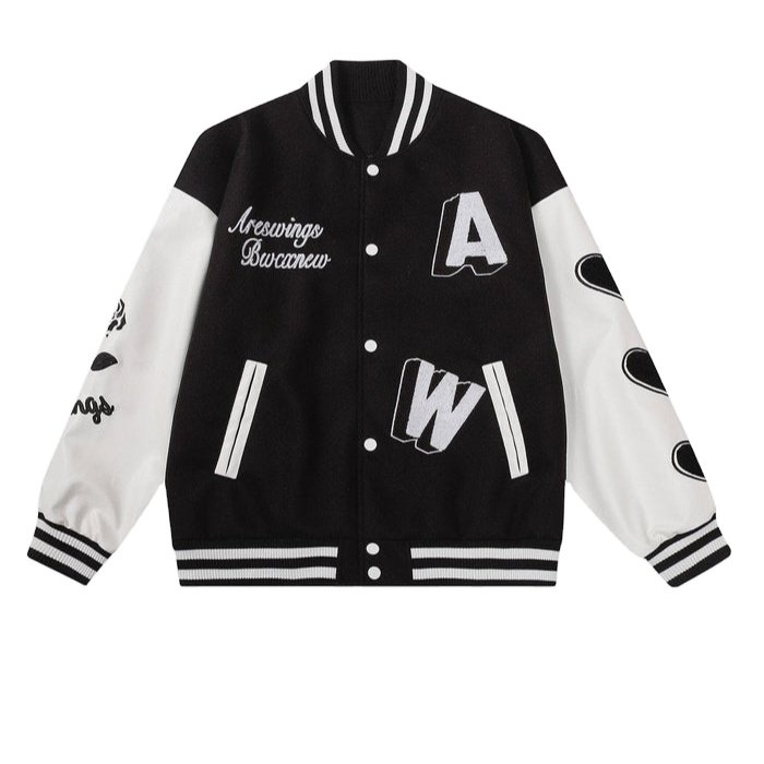 Hot Selling Men's Varsity Leather Jacket Casual Street Wear Winter Jacket New Fashionable 2024-25 Winter Custom Jacket