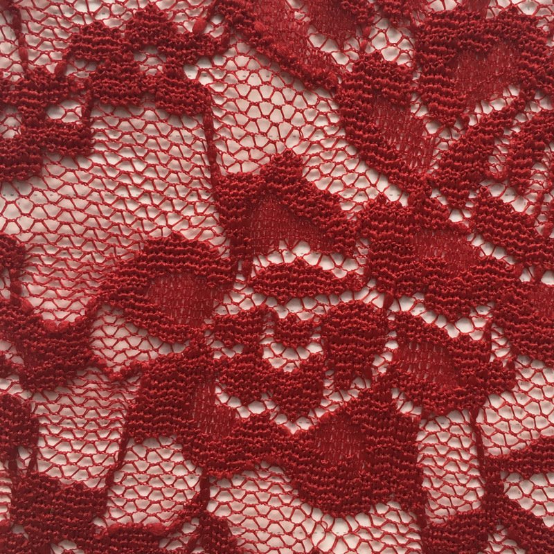 Hot Selling polyester / cotton flower Lace fabric For Wedding