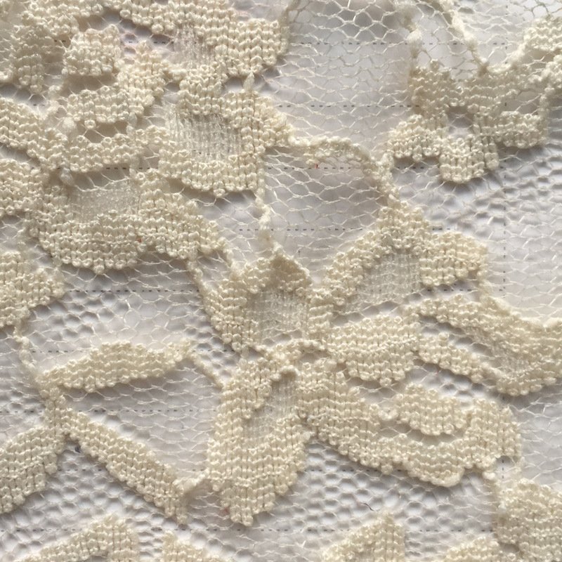 Hot Selling polyester / cotton flower Lace fabric For Wedding