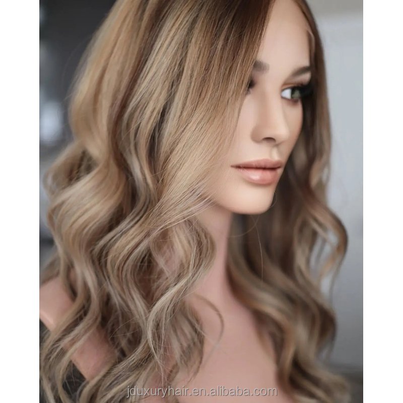 100% european human hair 16A high grade transparent lace frontal wigs medical for cancer patient hd full lace wig jewish