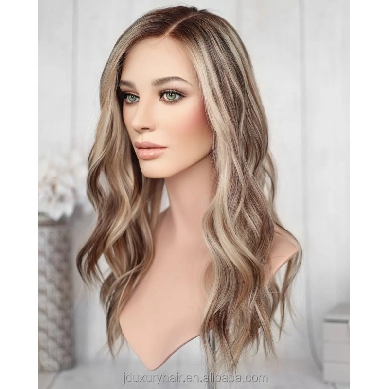 100% european human hair 16A high grade transparent lace frontal wigs medical for cancer patient hd full lace wig jewish