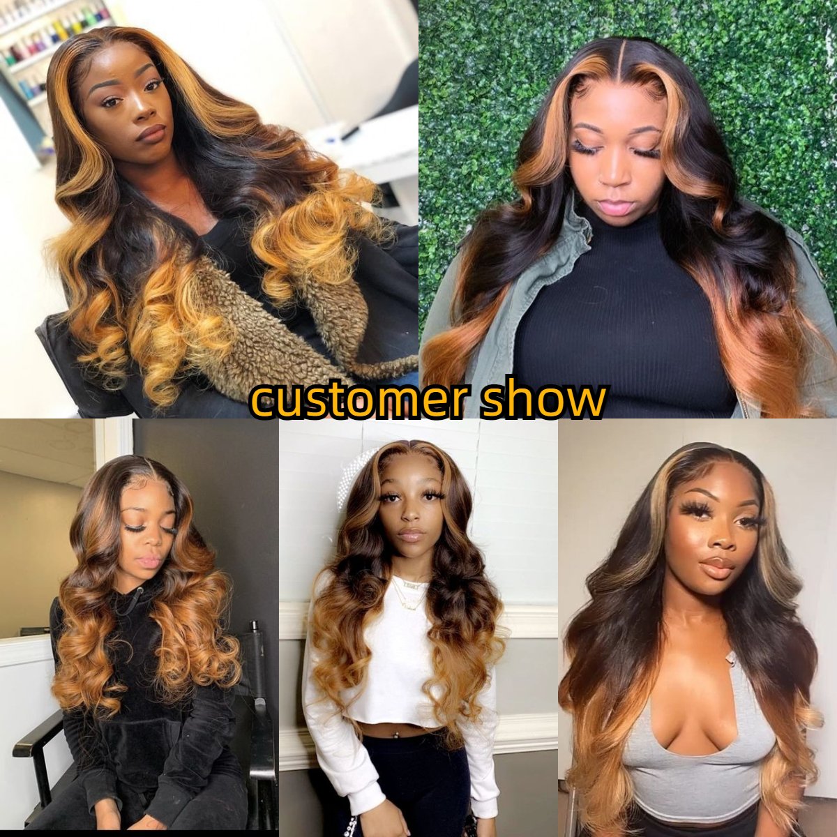 Wholesale Glueless HD 13x4 Lace Frontal Wig Human Hair Vendors 250 Density Highlight Golden Brown Raw Curly Wigs For Black Women