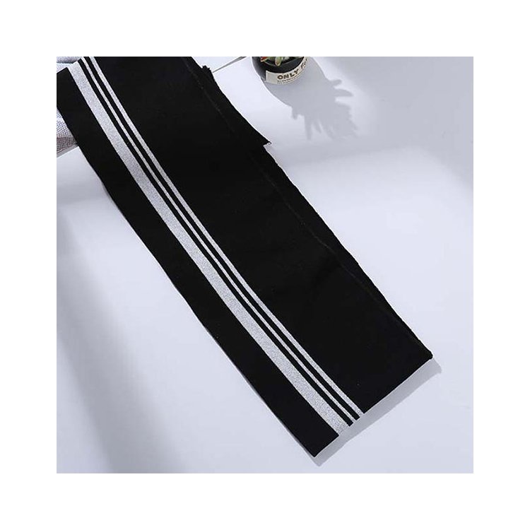 2024 New Hot Selling Ready Made Flat knitting rib collar cuff for sports wear
