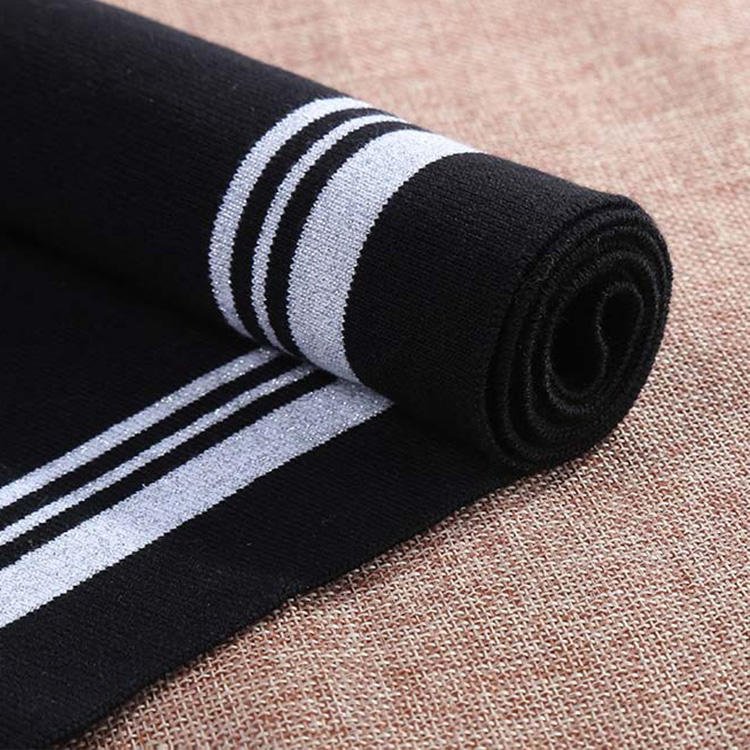 2024 New Hot Selling Ready Made Flat knitting rib collar cuff for sports wear