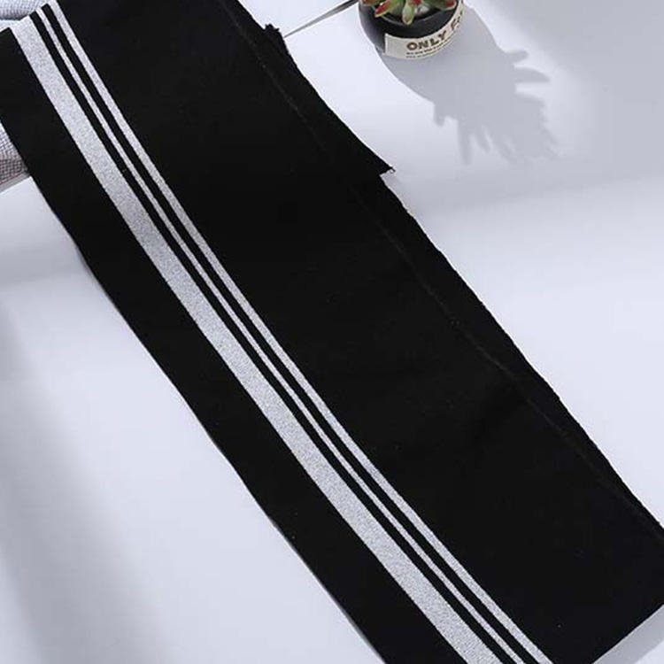 2024 New Hot Selling Ready Made Flat knitting rib collar cuff for sports wear
