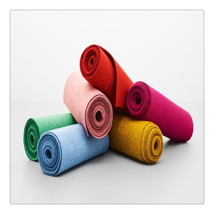 100% Polyester Felt Needle Punched Nonwoven Felt Fabric Polyester Fabric Roll For Selling car felt