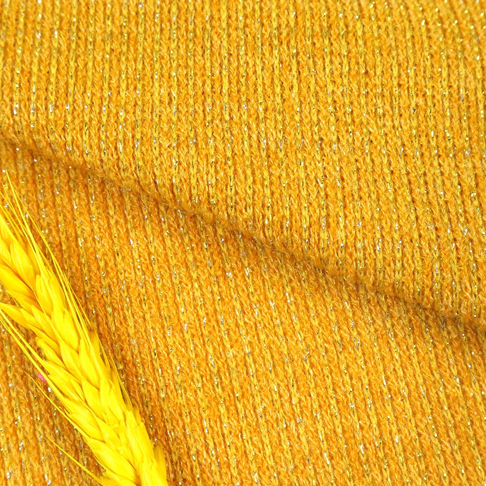 Garment Manufacturer 85%Polyester 8%Rayon 3%Lurex 4%Spandex Silver Rabbit Hair Rib Angora Fabric For Clothing