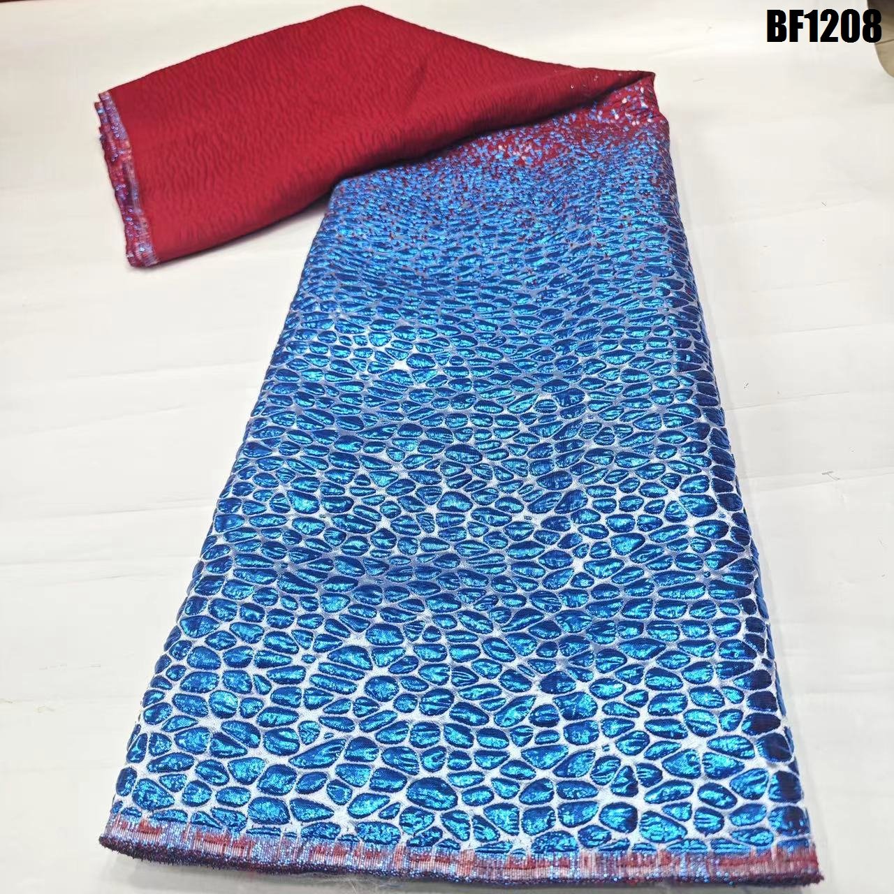 jacquard fabric Nigerian Fashion Jacquard Brocade Lace Fabric,Embroidery,African,Party Prom Dresses,Tulle,Fabric For Sewing