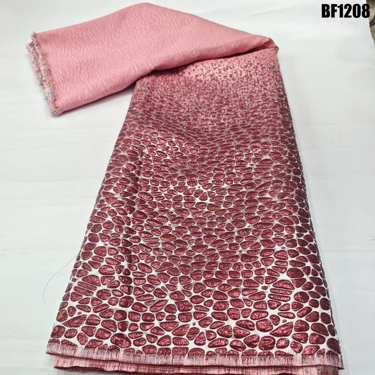 jacquard fabric Nigerian Fashion Jacquard Brocade Lace Fabric,Embroidery,African,Party Prom Dresses,Tulle,Fabric For Sewing