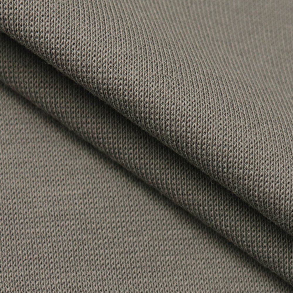 Wholesale high quality dress fabric women sleeveless combed cotton spandex 1x1 rib knit fabric for cuffs