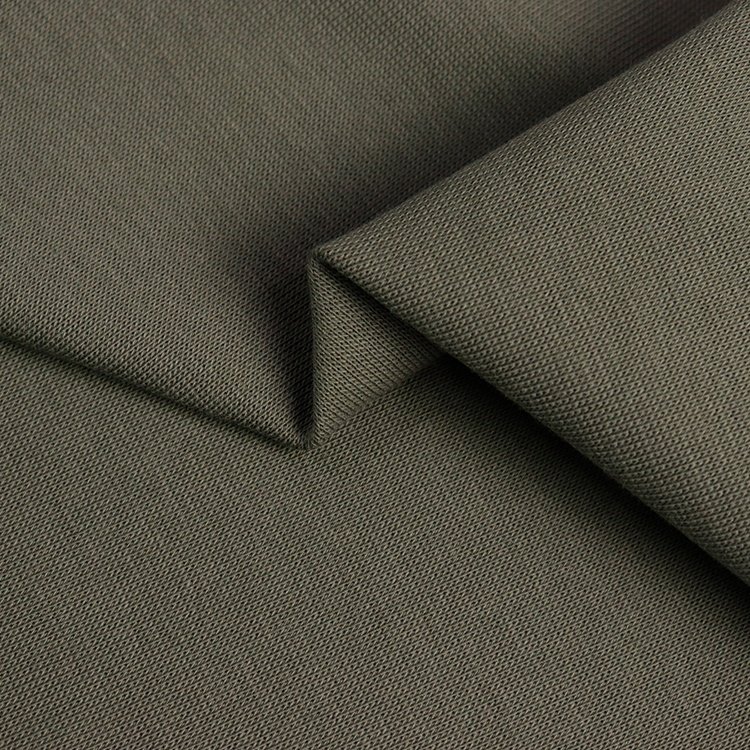 Wholesale high quality dress fabric women sleeveless combed cotton spandex 1x1 rib knit fabric for cuffs
