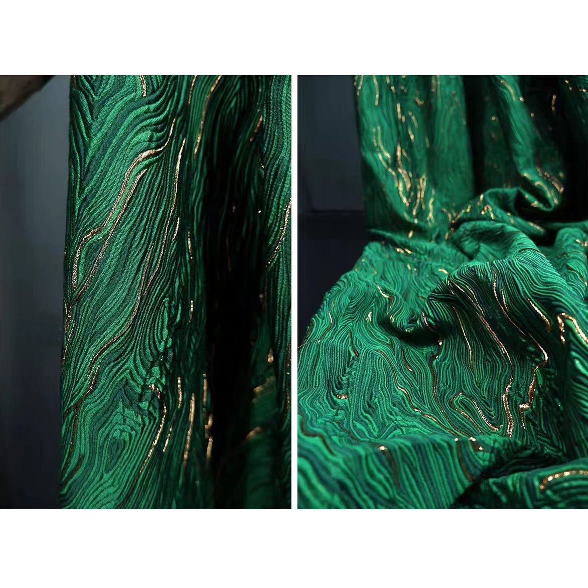 Luxury stripe pattern Wholesale china polyester jacquard high-qulity stripe abstract brocade jacquard fabric