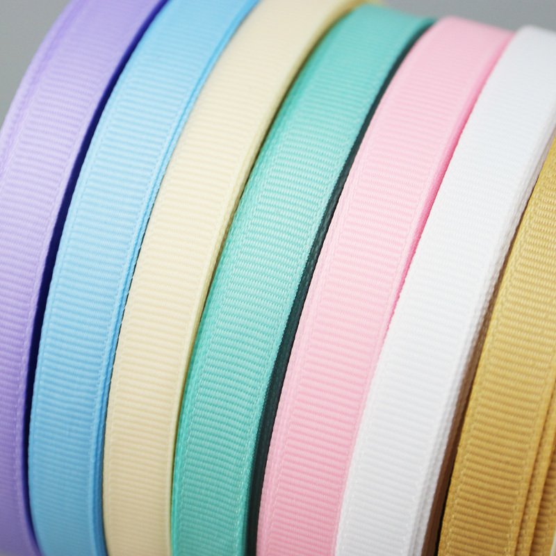 (25 Yards/roll) 10mm Grosgrain Ribbon Wholesale Gift Wrapping Decoration Ribbons Lace Fabric Handmade DIY