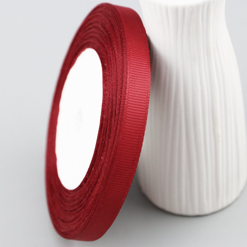 (25 Yards/roll) 10mm Grosgrain Ribbon Wholesale Gift Wrapping Decoration Ribbons Lace Fabric Handmade DIY