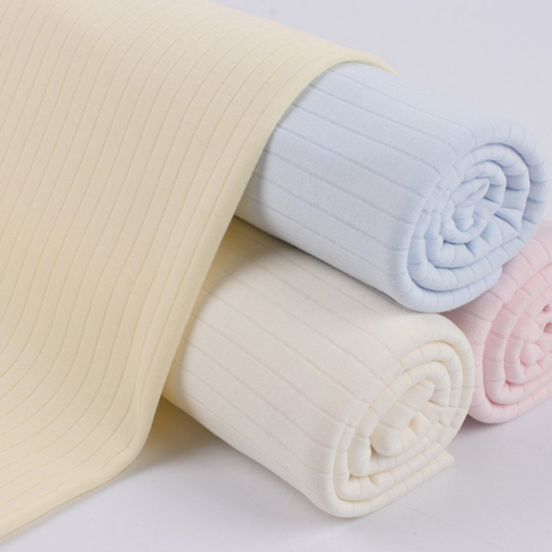 Boran Textile Stretchable Solid Color Rib Knitted Breathable Jacquard Bamboo Pointelle Fabric Baby Kids Summer T-Shirt Fabric