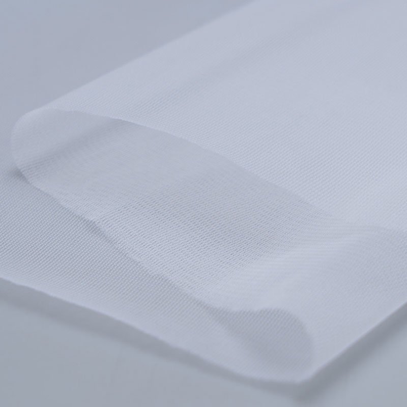 100% Polyester Square White Embroidered Net Tulle Mesh Fabric for Embroidery Dress Garment Laundry Manufacturer
