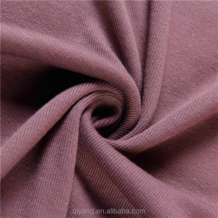 Popular Knitting 95%Polyester 5%Spandex Rib Knit Fabric Stretched for Collar Sleeve