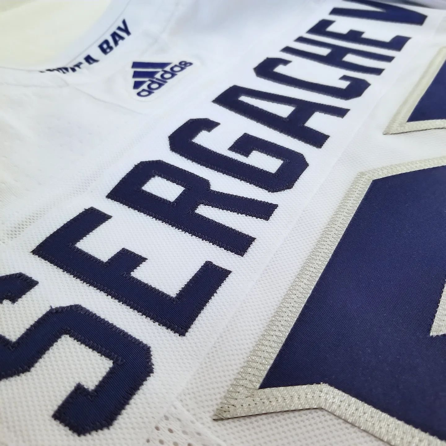 Navy Adhesive Backing Tackle Twill fabbric 50cm Width For Hockey Jerseys Sports Wear Hot Melt Tackle Twill laser cut patches