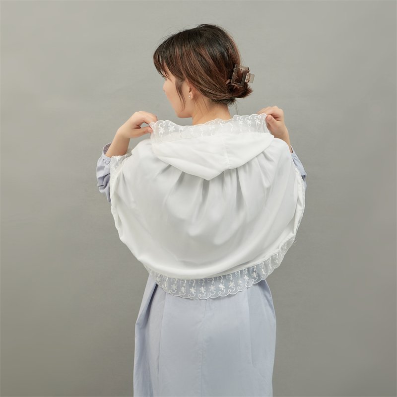 Wholesale Retro Embroidery accessories shirt women collar neckline chiffon lace collar false collar