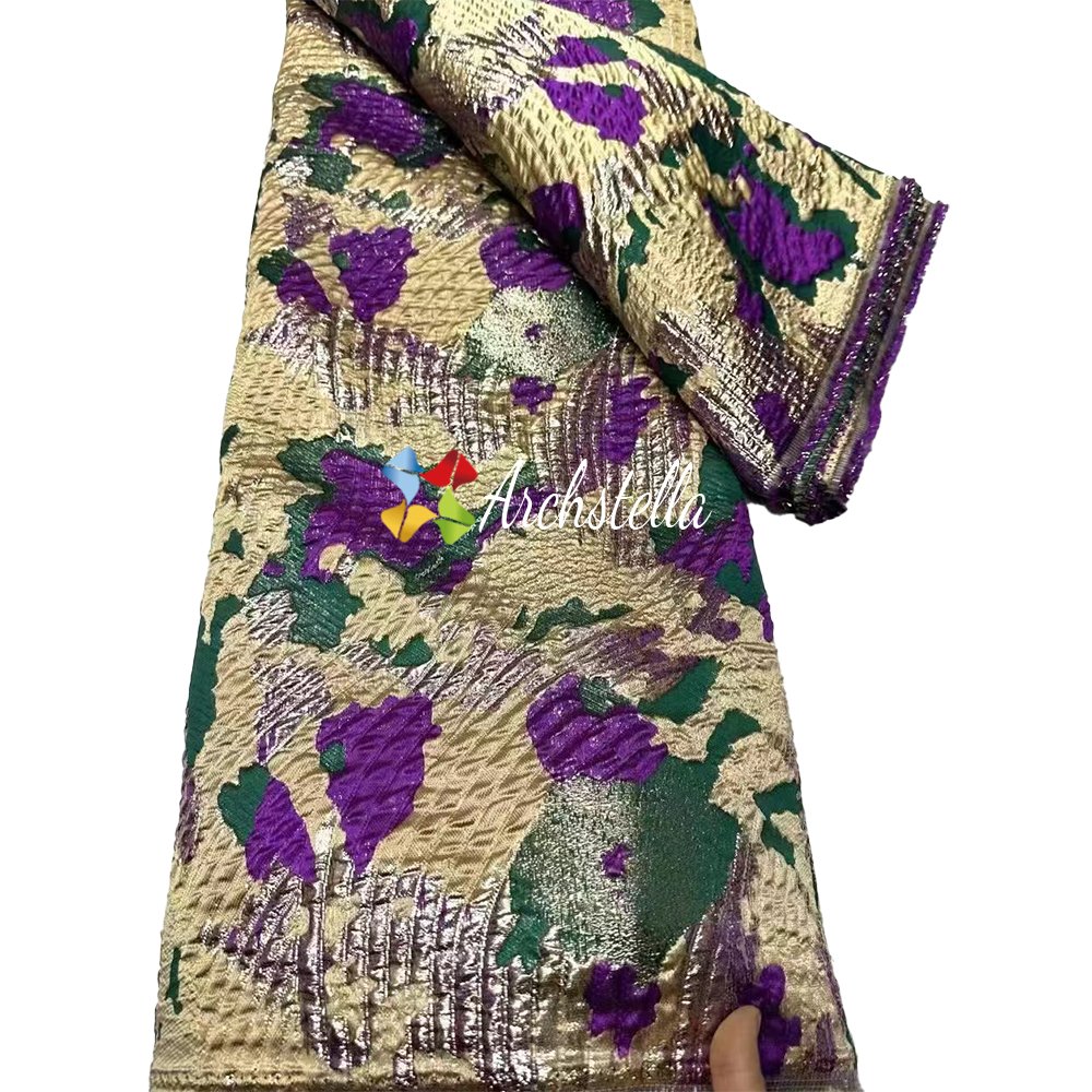 ARCHSTELLA New Design Jacquard Brocade Lace Fabric for Haute Couture