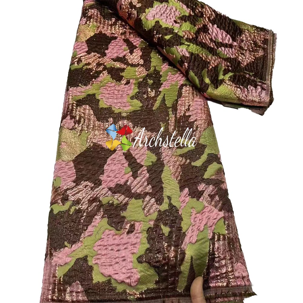 ARCHSTELLA New Design Jacquard Brocade Lace Fabric for Haute Couture
