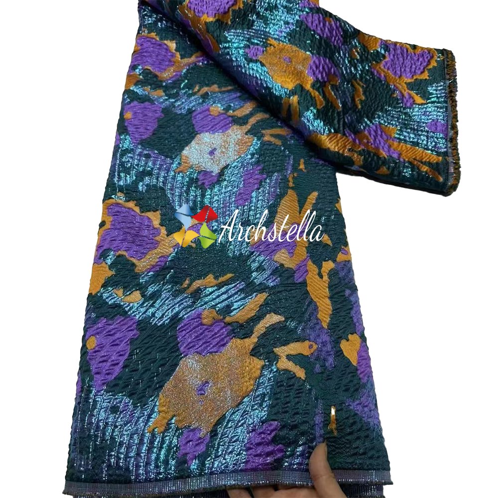 ARCHSTELLA New Design Jacquard Brocade Lace Fabric for Haute Couture