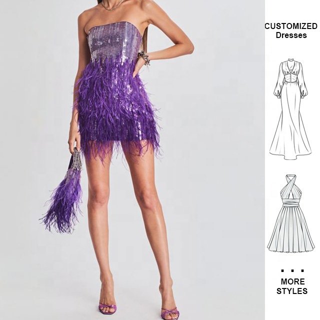 Custom OEM Women Girls Summer Dress Sexy Evening Madi Elegant Casual Fashion Woman Wedding Party Dresses