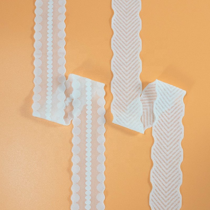 Cheap high quality gift packaging water soluble guipure lace ribbon elastic embroidery lace trimming for festival decoration