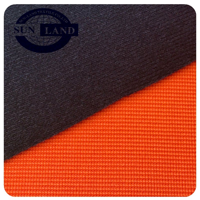 sports motorcycle work safety knit glov e s 97% polyester 3% spandex ottoman fabric