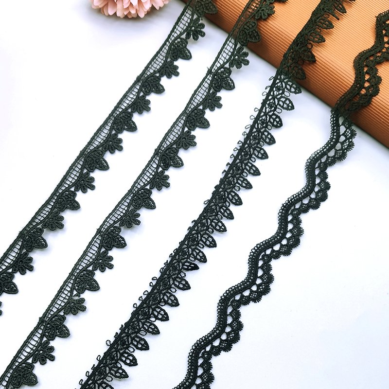High Quality Cheap Lace Trimming Fabrics Lace Trim Elastic Spandex Nylon Stretch Lace Trim
