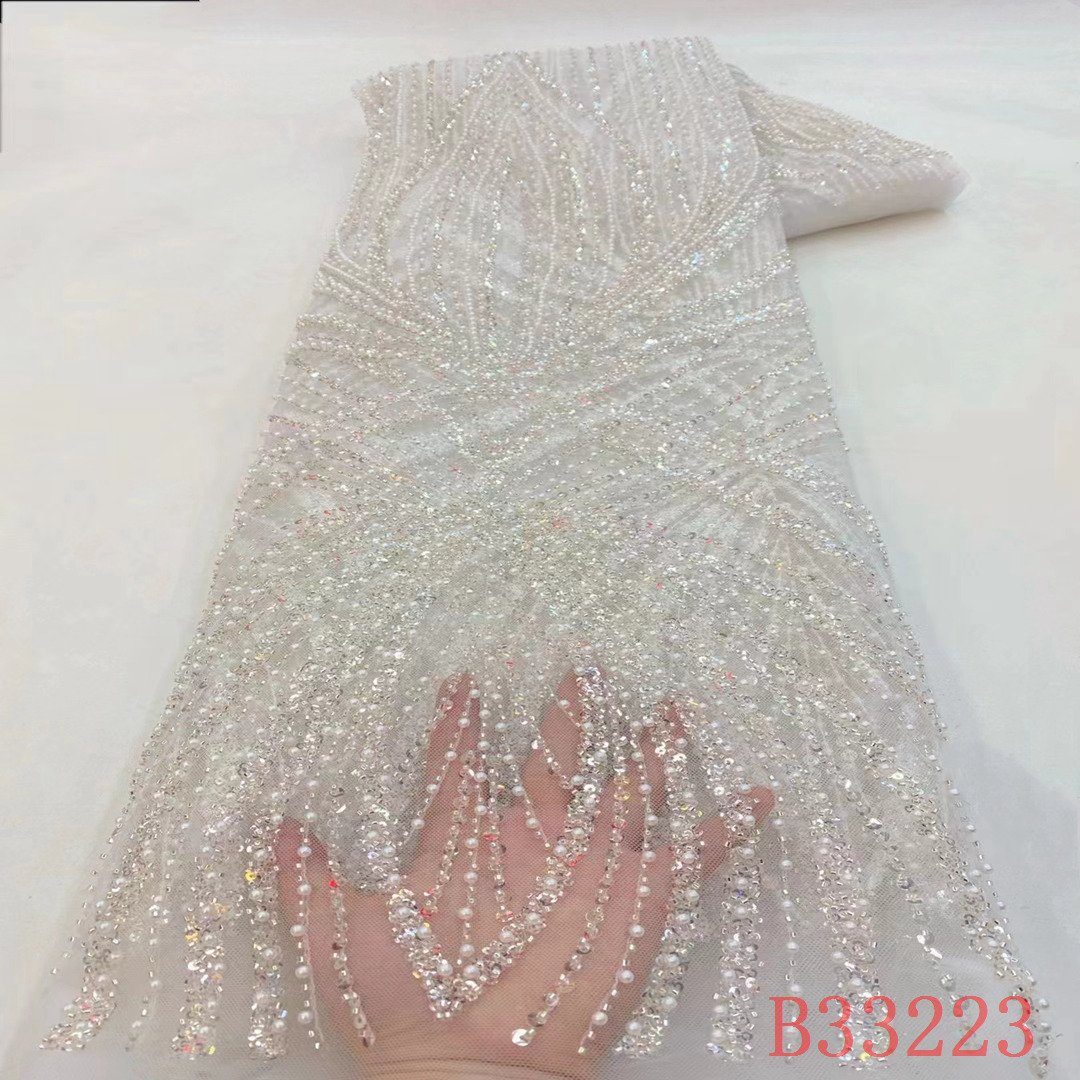 african embroidery with sequins velvet sequin floral lace for wedding lace fabric