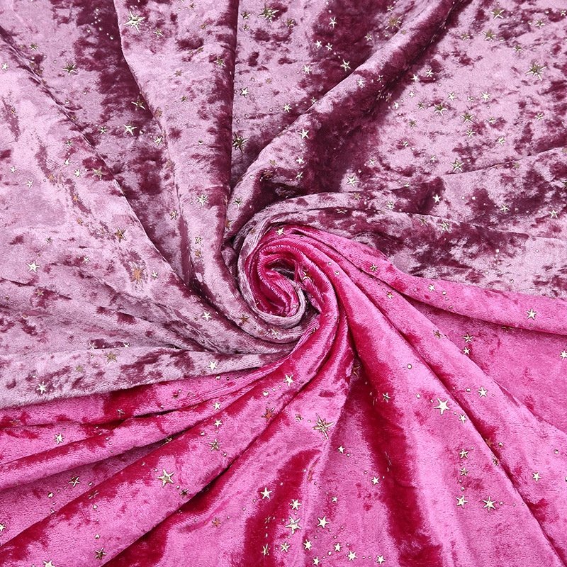 China Suppliers 94%Polyester, 6%Spandex Material 500Gsm Knitted Warp Soft Touch Stretch Elastic Velour Velvet Fabric/