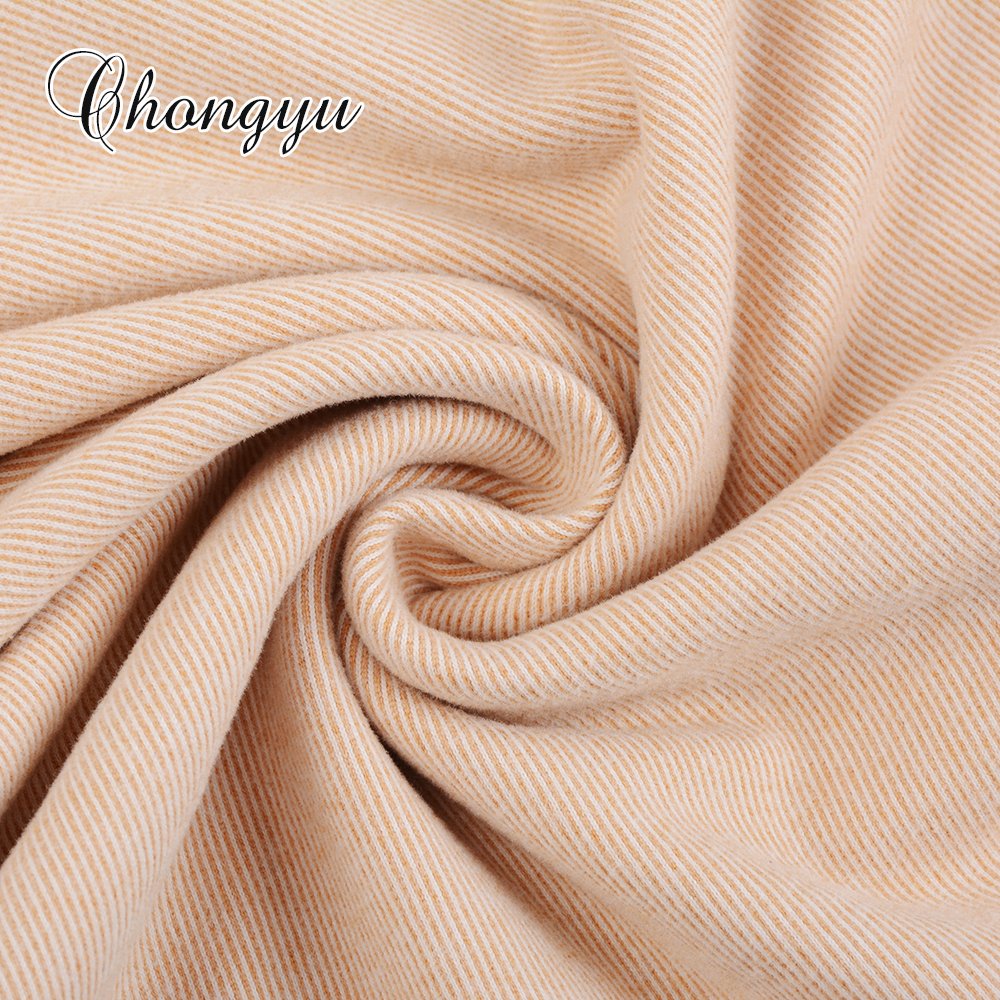 2020 fashion stripe style 95 polyester 5 spandex rib knitted fabric