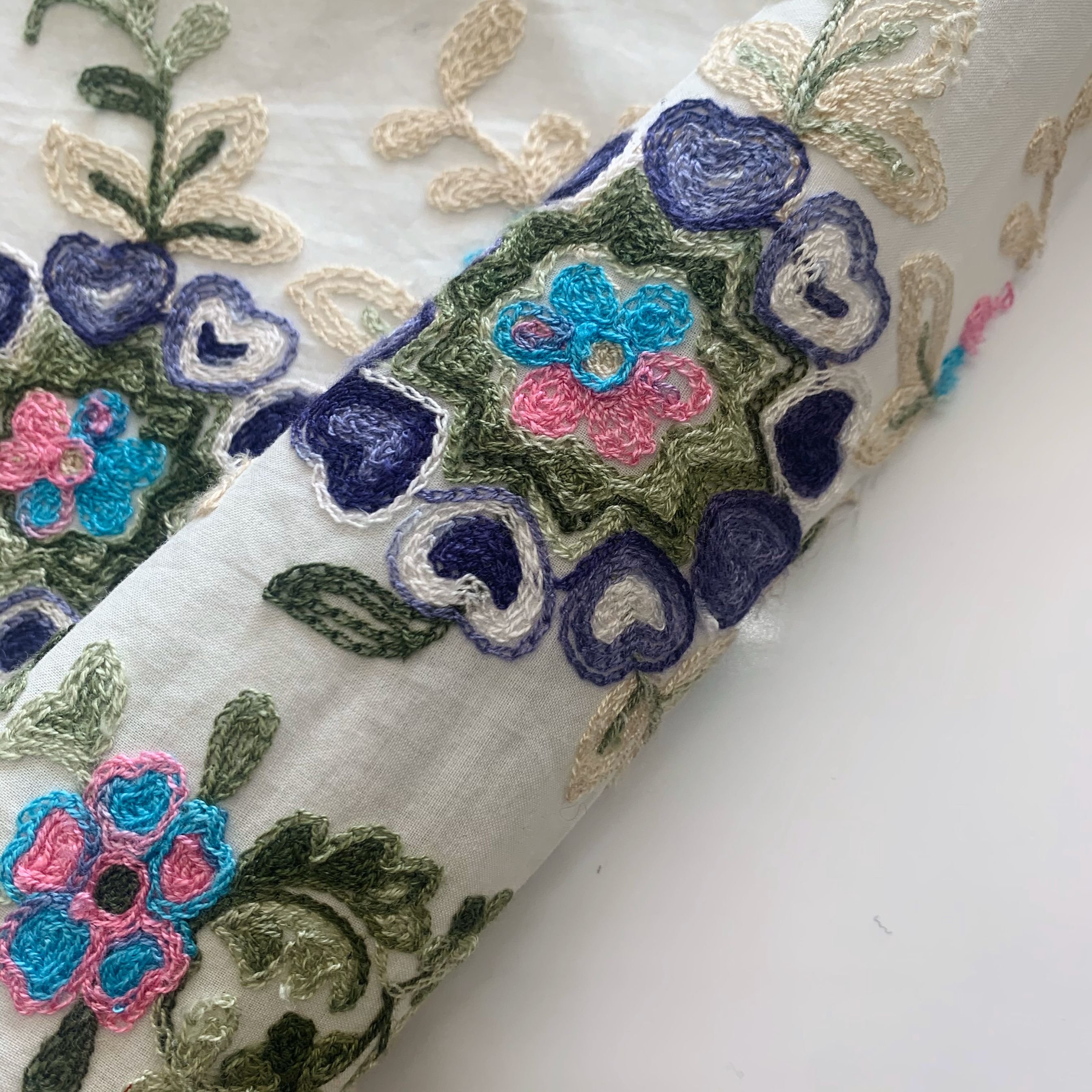 JC-M651121 Customized design wholesale 100% cotton voile garment embroidery fabrics