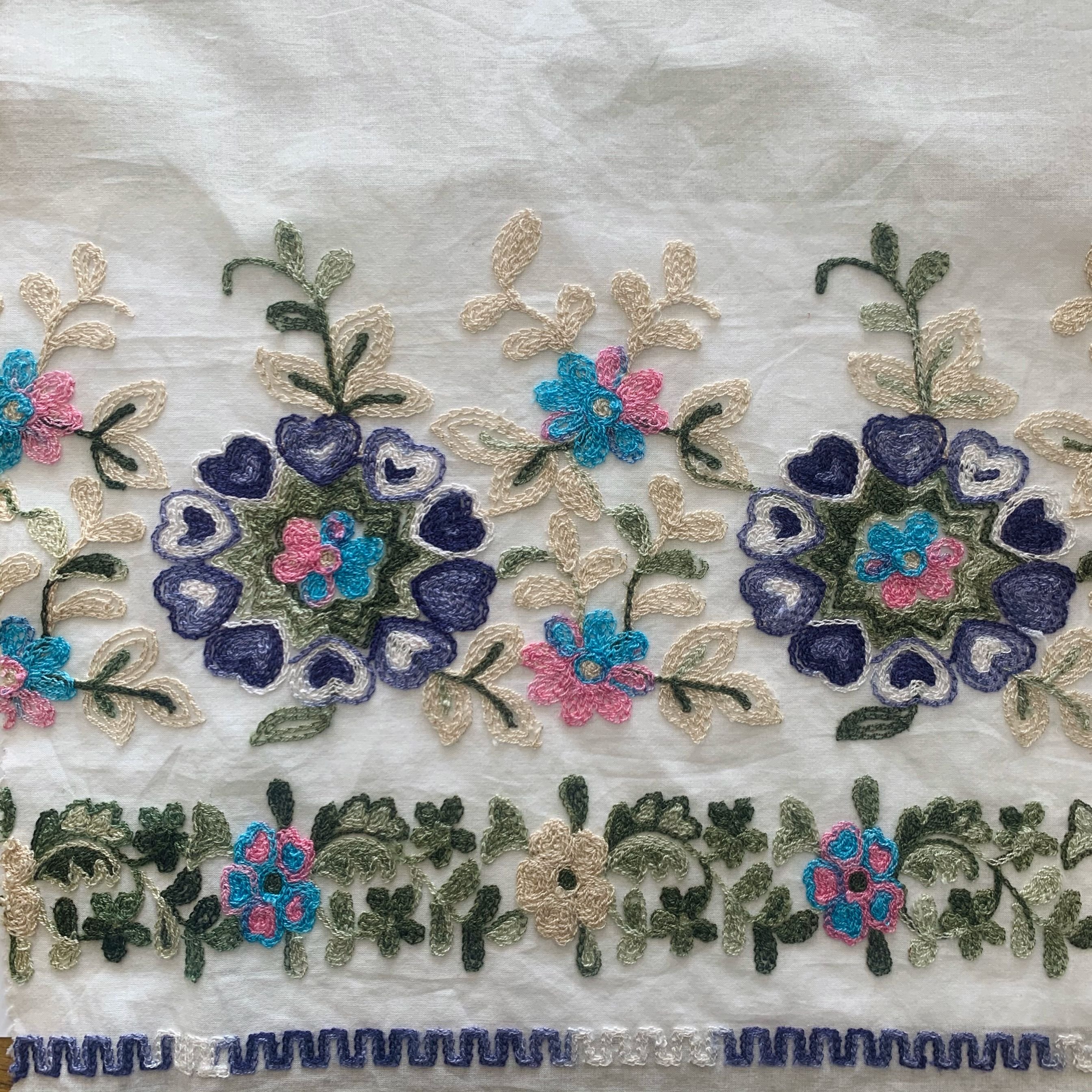 JC-M651121 Customized design wholesale 100% cotton voile garment embroidery fabrics