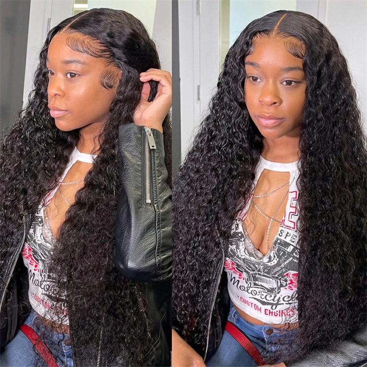 Wholesale Brazilian Human Hair Full Lace Wigs With Baby Hair,13x6 13x4 Transparent HD Closure Wig,Deep Wave Cheap Full Lace Wig