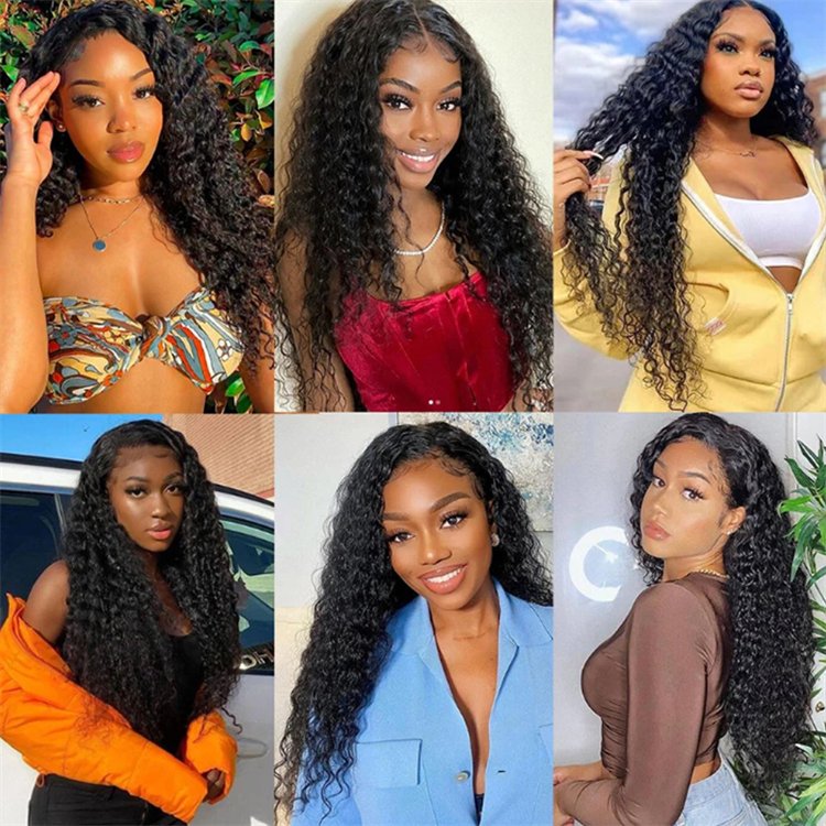 Wholesale Brazilian Human Hair Full Lace Wigs With Baby Hair,13x6 13x4 Transparent HD Closure Wig,Deep Wave Cheap Full Lace Wig