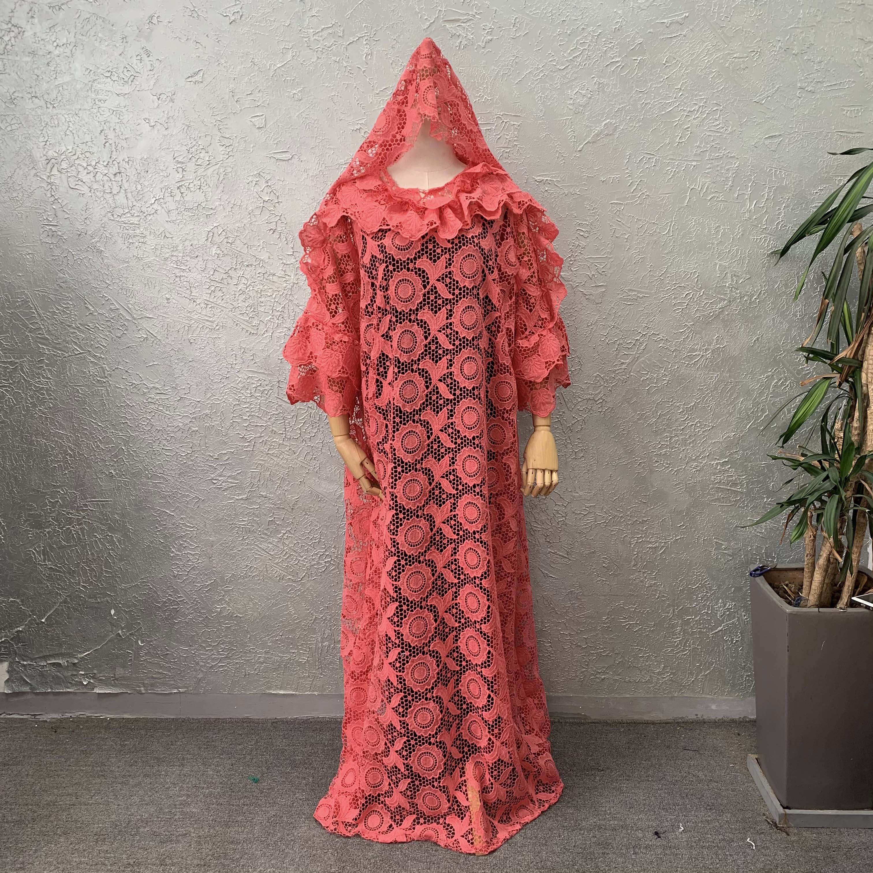 african lace dress houseofsd plus size muslim jilbab two piece set lady fashion boubou