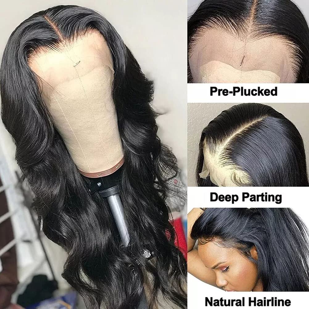 Hd Full 360 Lace Frontal Wig Raw Brazilian Virgin Body Wave Human Hair Transparent Lace Front Wig Natural Human Hair Wig Vendor