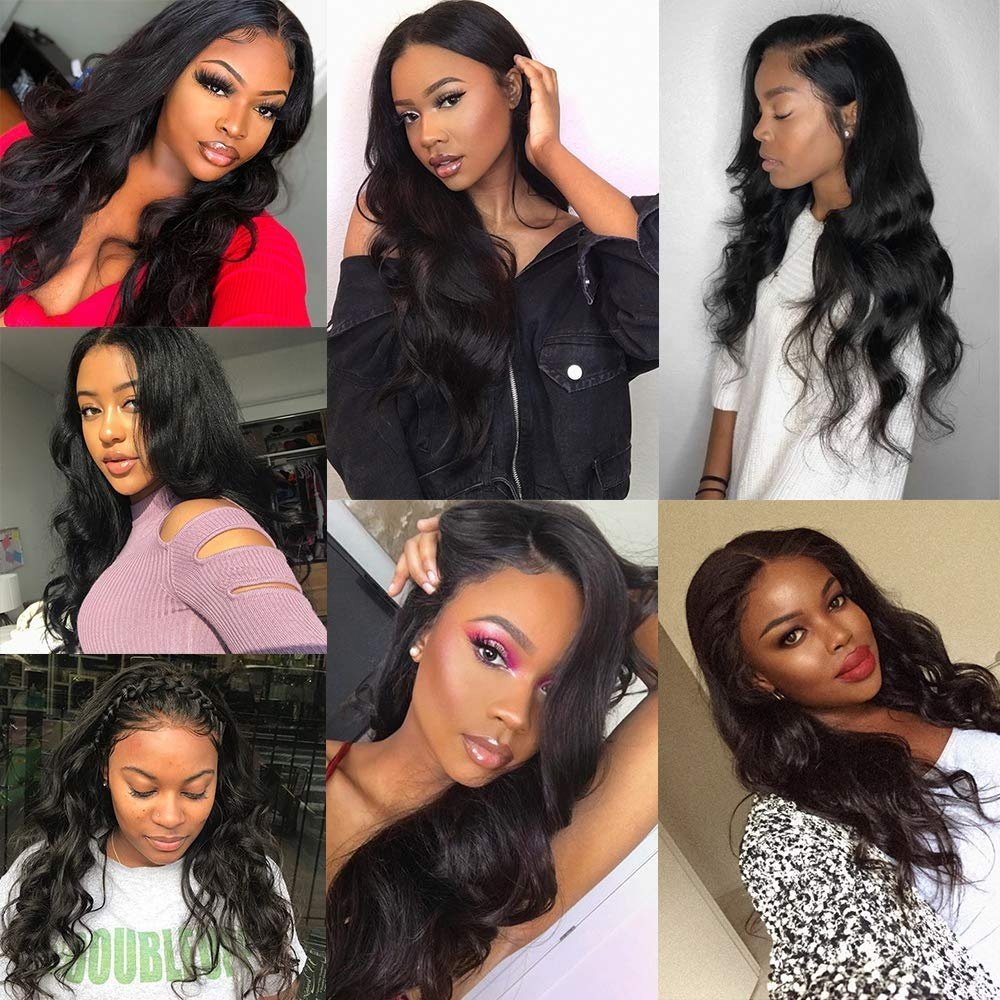 Hd Full 360 Lace Frontal Wig Raw Brazilian Virgin Body Wave Human Hair Transparent Lace Front Wig Natural Human Hair Wig Vendor