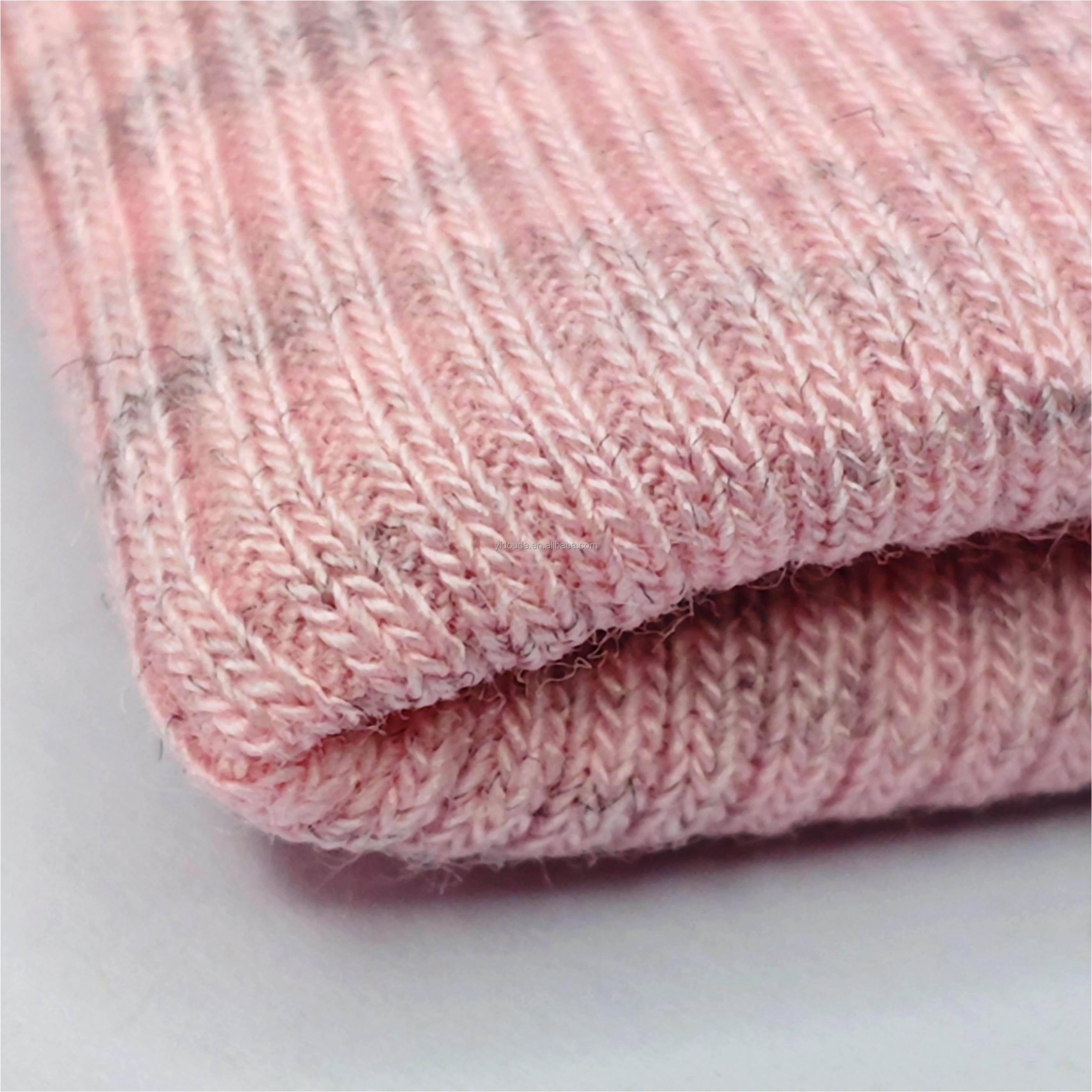 YWH978# 2x2 rib cotton spandex knit fabric