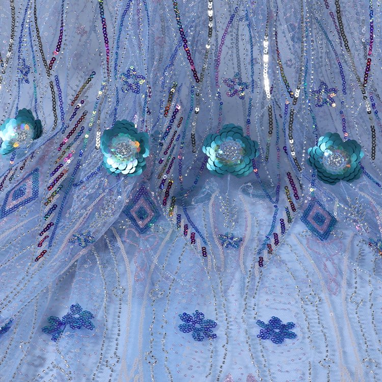 wholesale embroidery fabrics for clothing material , Hot sales custom lace embroidery fabric