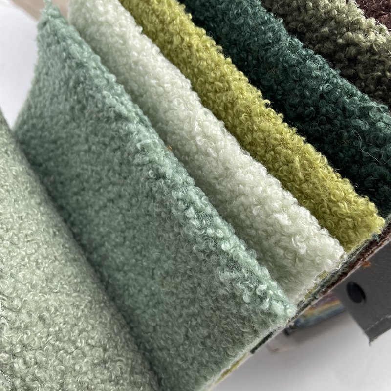 sofa fabric velvet white teddy material boucle fabric upholstery teddy fleece fabric