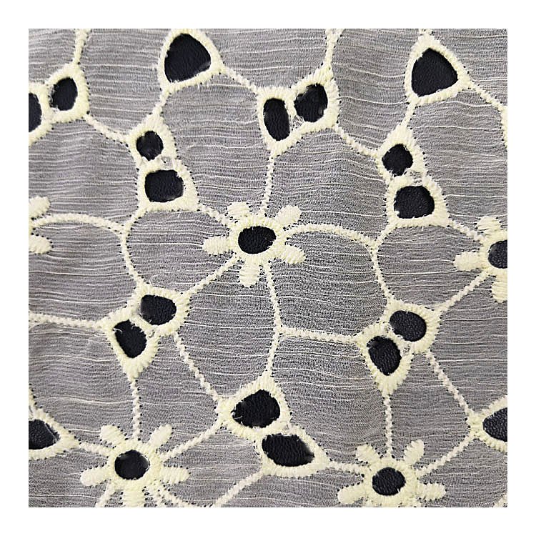 B-472 High-quality African lace fabric water soluble wedding dress lace material
