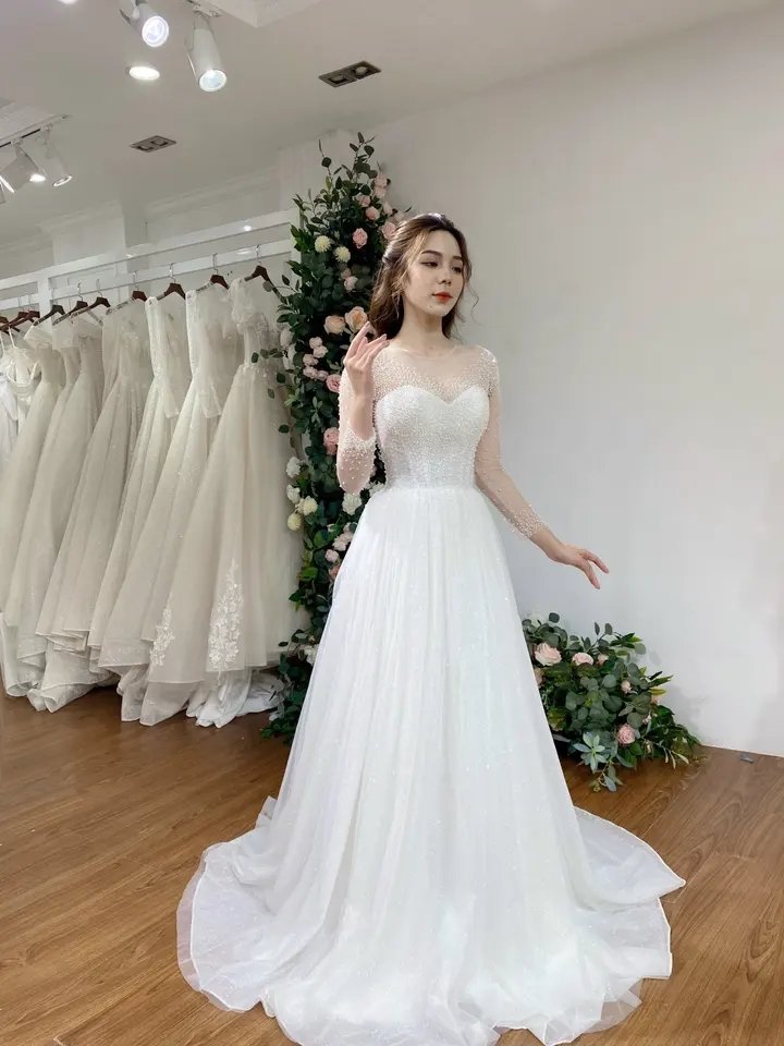 New special design practical exquisite peplum bridal latest wedding dress A-line beads beading lace by handmade TNBPno34
