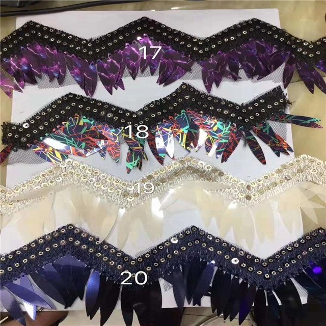 hand sewing machine made fancy woman decorative pearl beaded lace trimming for sewing clothes
