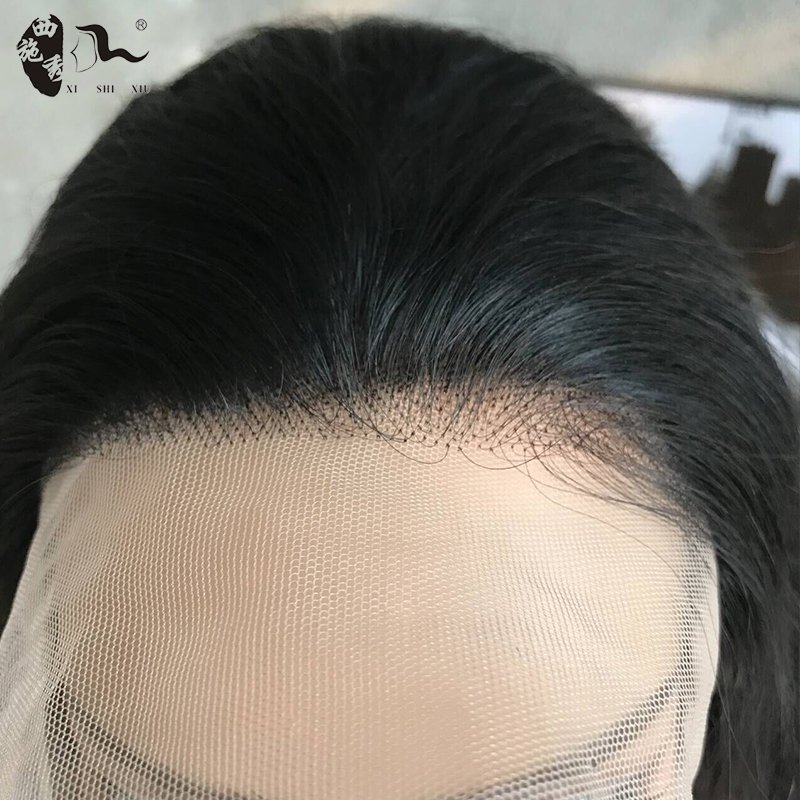 XISHIXIUHAIR 22-30inch Human hair Extension Blend Wig Lace Front,Brazilian Human Hair Frontal Wig ,Brazilian Hair Virgin Frontal