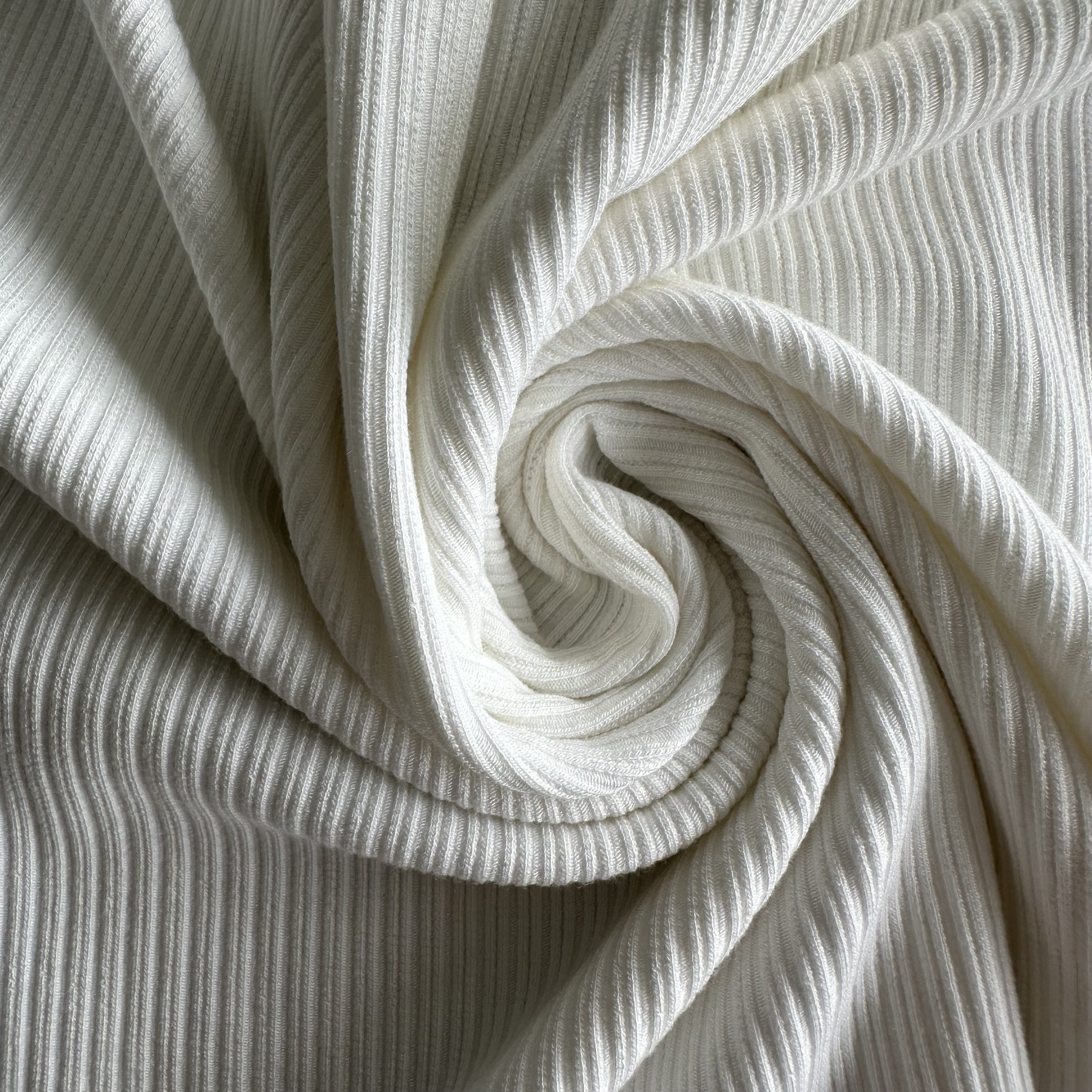 Bamboo fiber stretch ribbed jacquard